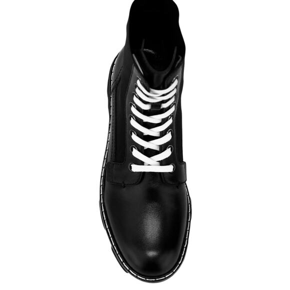 NIB! Rag & Bone Shiloh Lace-Up Leather Combat Boots - Size EU 39 / US 9 - Picture 5 of 16